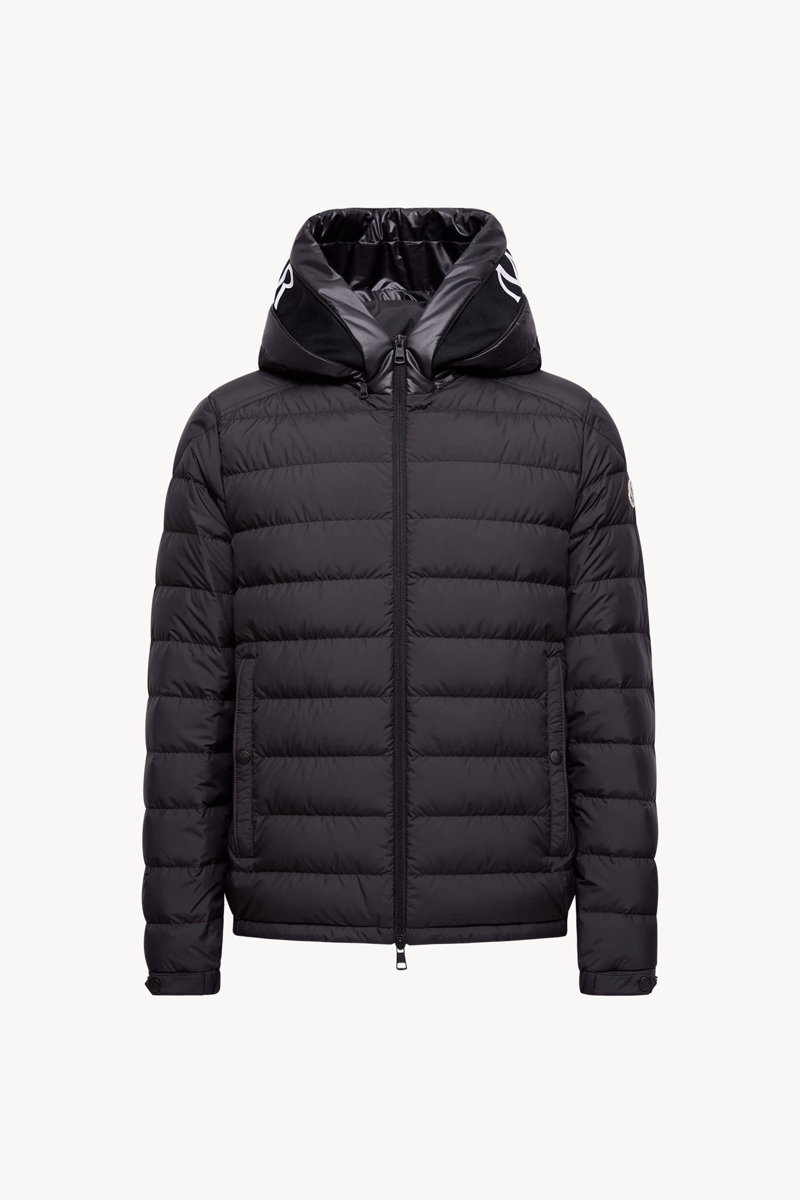 Doudoune courte Chevrerie à capuche Hommes Noir Moncler 2